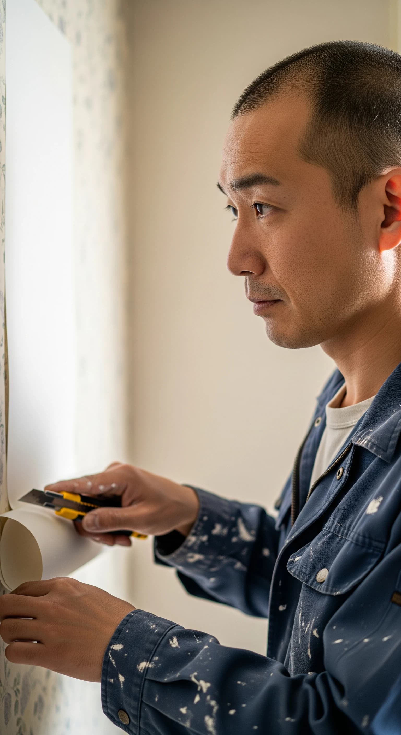 現場で作業する職人の後ろ姿